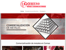 Tablet Screenshot of aleacionesgomero.com
